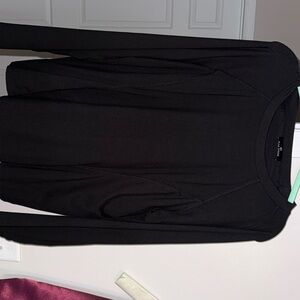 Buttery top black long sleeve